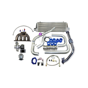 CXRACING Turbo Kit For 92-00 Honda Civic with D15 D16, D-Series SOHC Engine.