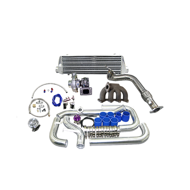 CXracing Turbo Kit for 1992 - 2000 Honda Civic with D15 , D16, SOHC Engine