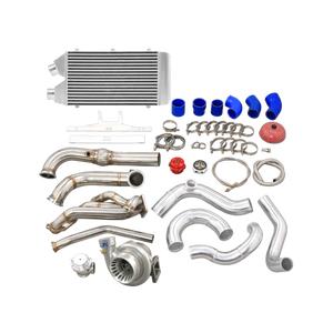 CXRacing Turbo Manifold Downpipe + Intercooler Kit For 1996-2000 Honda Civic EK with K20 Engine