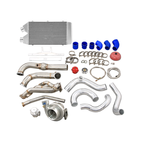 CXRacing Turbo Manifold Downpipe + Intercooler Kit For 1996-2000 Honda Civic EK with K20 Engine