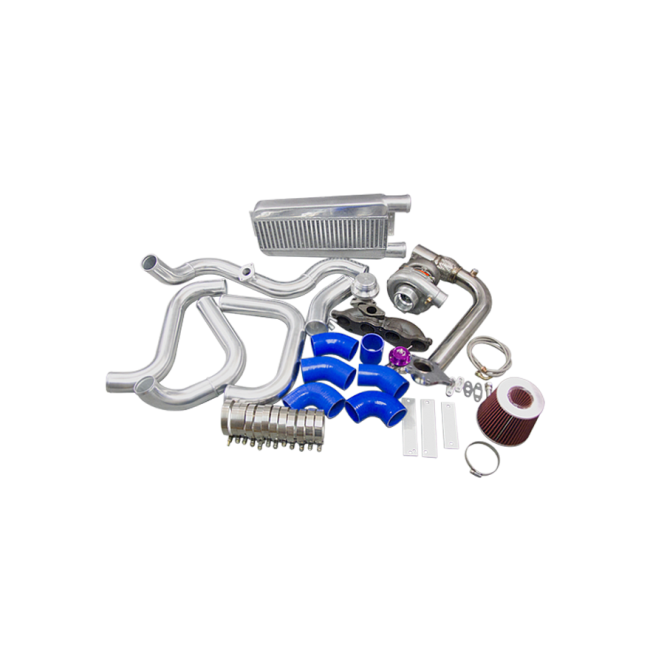 CXRacing Turbo Intercooler Kit for 2004 - 2008 Acura TSX K24 T04E Manifold Downpipe