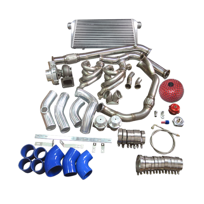 CxRacing Turbo Kit Inc Manifold / Downpipe / Intercooler 240SX S13 S14 LS1 LSX Engine Swap