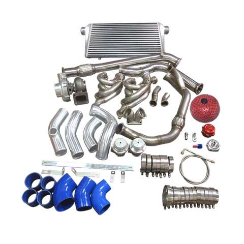 CxRacing Turbo Kit Inc Manifold / Downpipe / Intercooler 240SX S13 S14 LS1 LSX Engine Swap