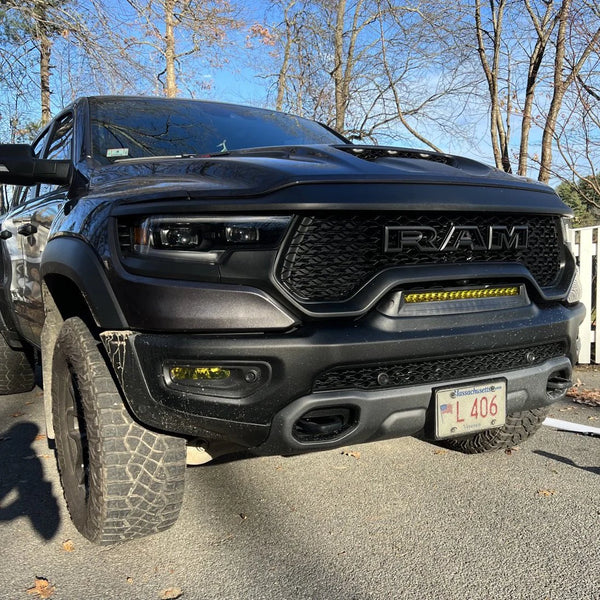 ORACLE Lighting 2019 + RAM Rebel/TRX Front Bumper Flush LED Light Bar System - Yellow