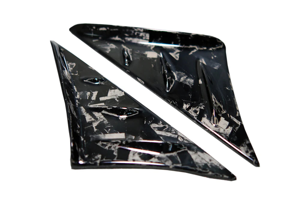 Rexpeed V1 Forged Carbon Fiber Anti-Buffeting Wind Deflector Gloss Toyota GR Supra 2020 +