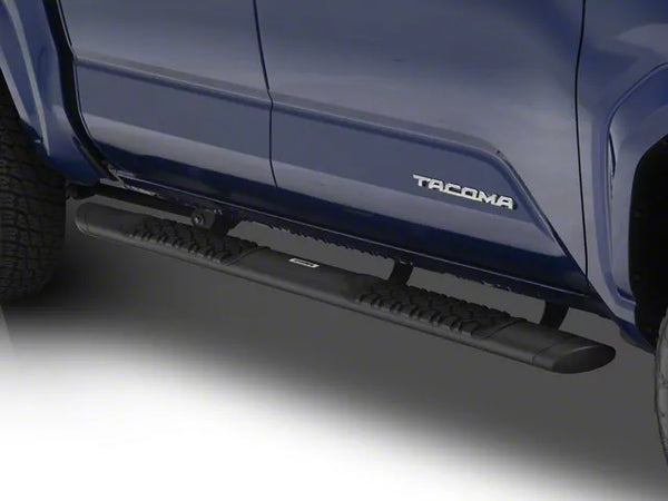 Go Rhino 2024 + Toyota Tacoma Double Cab V-Series V3 Side Step Kit (w/Brackets) - Tex. Blk