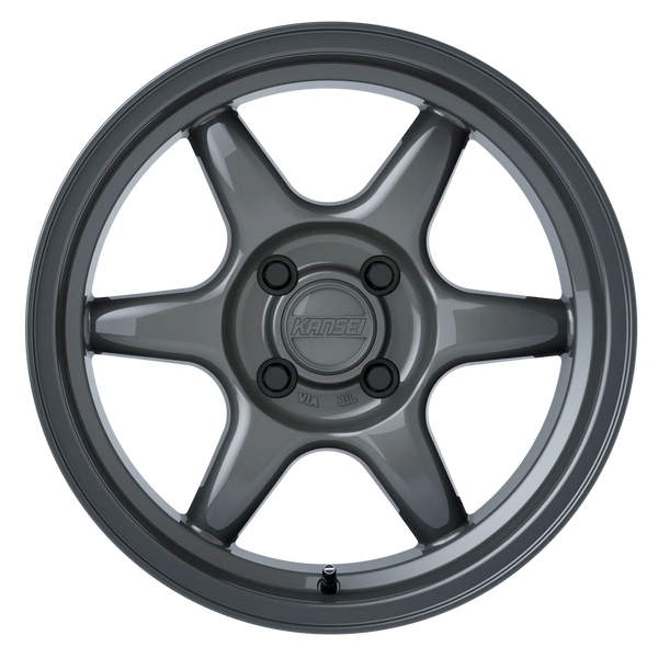 Kansei K11G Tandem 15x7in / 4x114.3 BP / 25mm Offset / 73.1mm Bore - Gunmetal