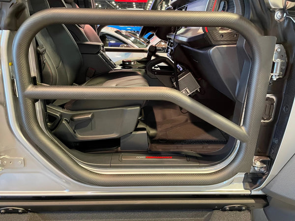 Anderson Composites 2021 + Ford Bronco 4DR Carbon Fiber Tube Doors - Front & Rear- Off Road