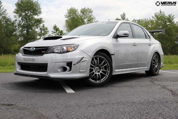 Verus UCW Rear Wing Kit - Subaru STI (GV) With Carbon End Plates