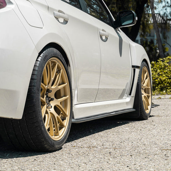 Apex EC-7 Flow Formed Wheel 18x9.5 +38 5x114.3 (Single) for 2005 - 2021 STI / 2015 + WRX - Gloss Gold