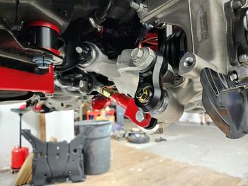 BMR 2024 + Mustang Dark Horse / Performance Pack Vertical Link Rear Lower Control Arm - Black