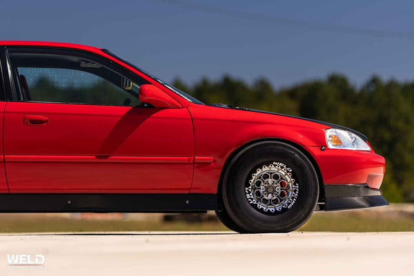 Weld Magnum Import 13x10 / 4x100mm BP / 5in. BS Black Wheel - Black Single Beadlock MT