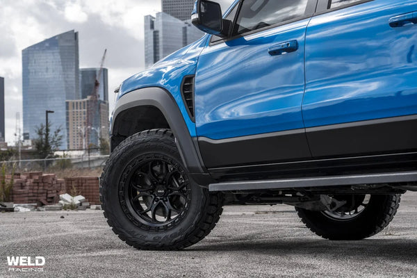 Weld Off-Road W108 18X9 Ledge 6 | 6X139.7 ET-00 BS5.01 Satin Black / Satin Black Ring 106.1