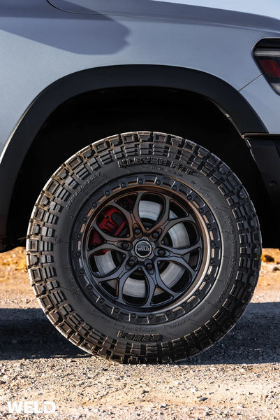 Weld Off-Road W107 20X12 Ledge 6 | 6X139.7 ET-44 BS4.75 Satin Gun / Black Ring 106.1