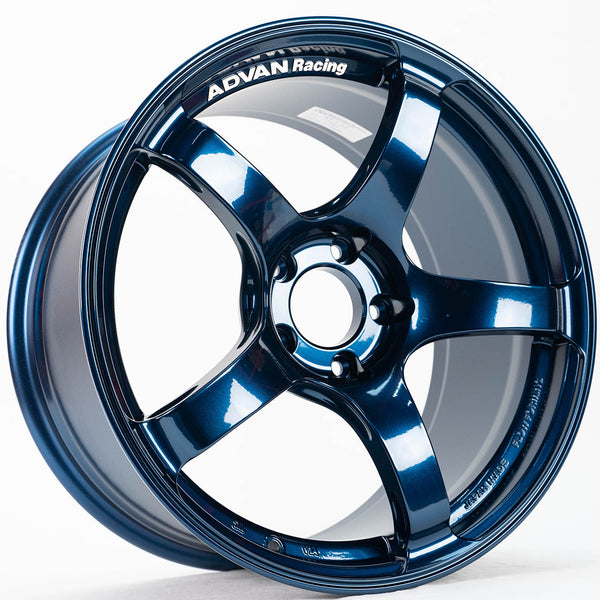 Advan TC4 18x9.5 +38 5x120 Racing Indigo Blue Wheel