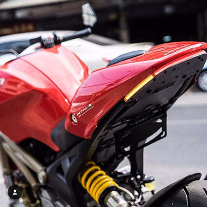 New Rage Cycles 2009 - 2013 Ducati Monster 1100 Fender Eliminator Kit w/Load EQ