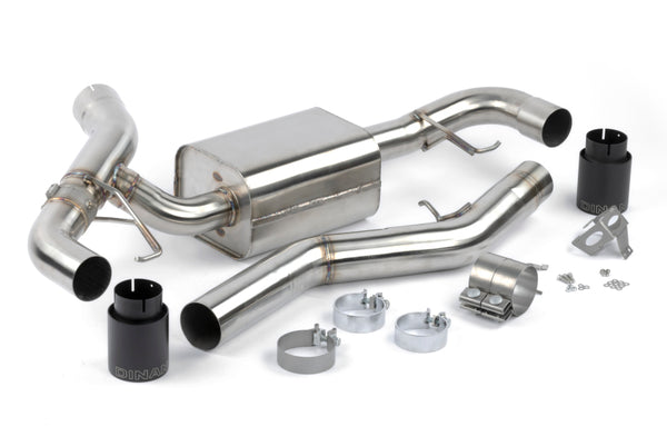 Dinan 2019 - 2026 BMW 330i (G20)/ 2021 - 2026 BMW 430i (G22) Valved Axleback Exhaust System - Black Tips