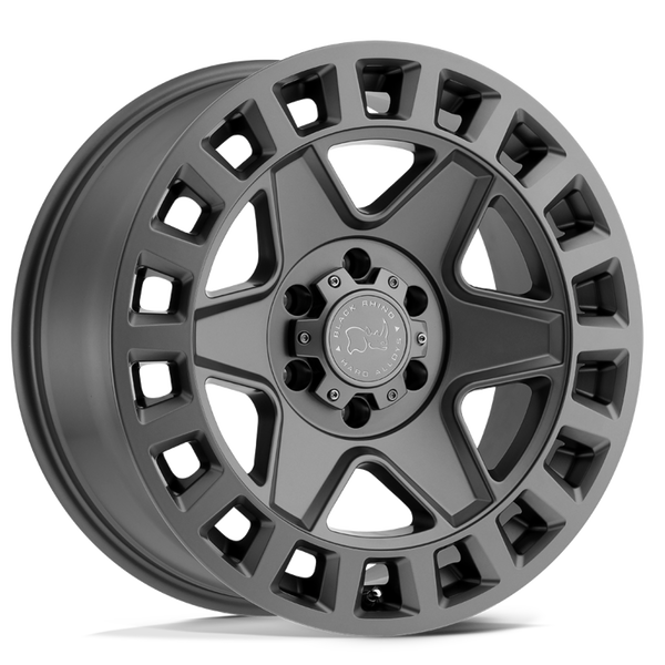 Black Rhino YORK Matte Gunmetal 17x8 +35 5x120mm 76.1mm