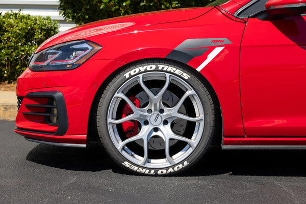 APR 2015 - 2019 Volkswagen Golf R / 2015 - 2021 Golf GTi (MK7 GTI/R) Lowering Springs - Red
