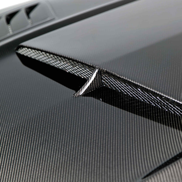 Anderson Composites 2015 - 2017 Ford Mustang (Excl. GT350/GT350R) Ram Air Double Sided Hood