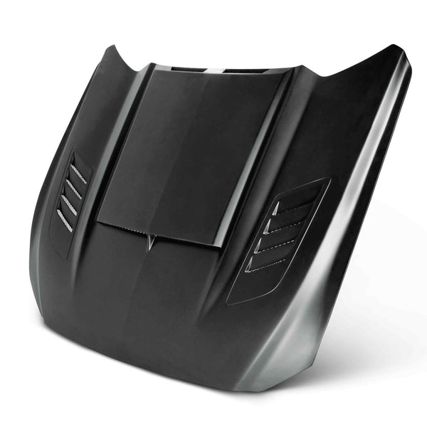 Anderson Composites 2015-2017 Ford Mustang (Excl. GT350/GT350R) Ram Air Fiberglass Hood