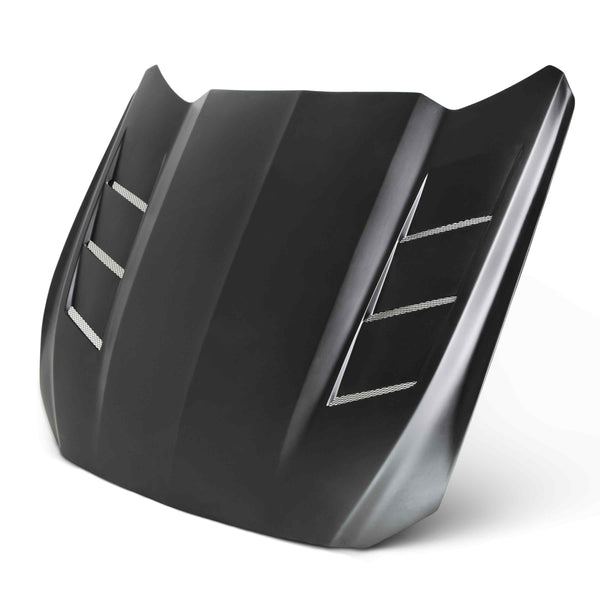 Anderson Composites 2015-2017 Ford Mustang (Excl. GT350/GT350R) Fiberglass Heat Extractor Hood