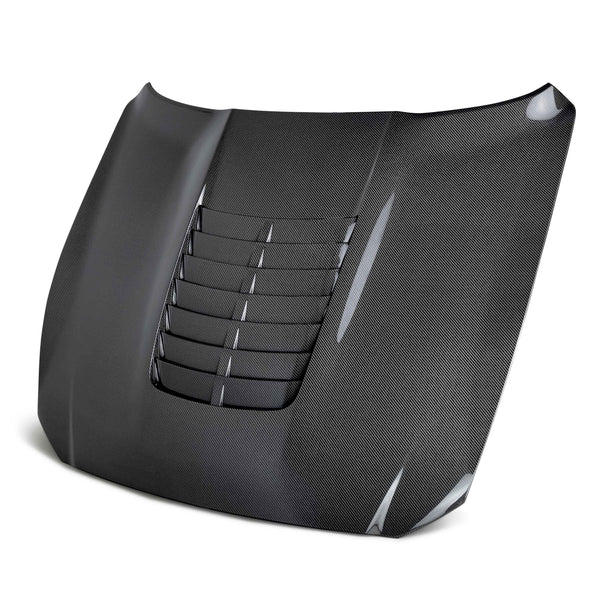 Anderson Composites 2015 - 2020 Ford Mustang Shelby GT350/GT350R Type GT5 Double Sided Carbon Fiber Hood