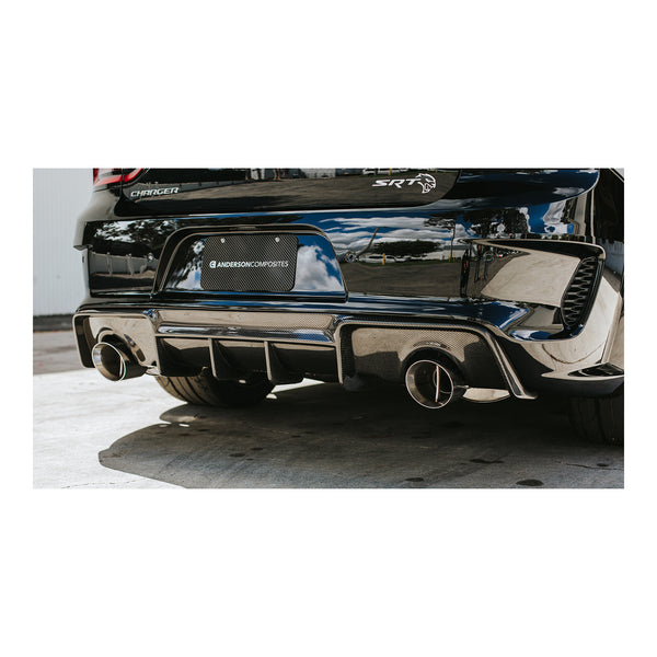 Anderson Composites Type-MB Carbon Fiber Rear Diffuser for 2020-2022 Dodge Charger WideBody