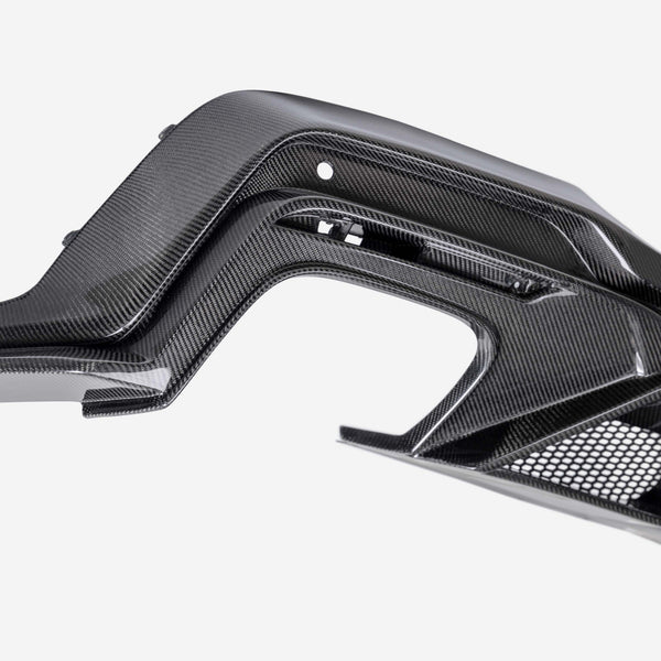 Anderson Composites 2024 + Ford Mustang Type-GT5 Carbon Fiber Rear Diffuser