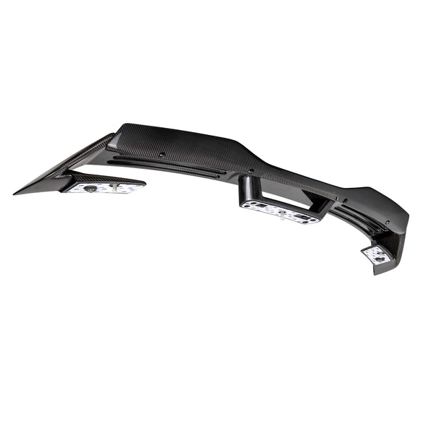 Anderson Composites 2024 + Ford Mustang GT Type-GTG Carbon Fiber Rear Spoiler w/Gurney Flap