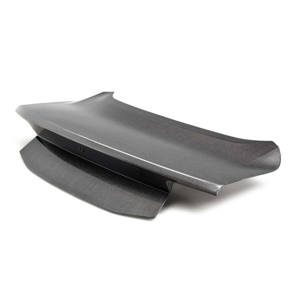 Anderson Composites 2024 + Ford Mustang Type-AO Double Sided Carbon Fiber 1-Piece Decklid