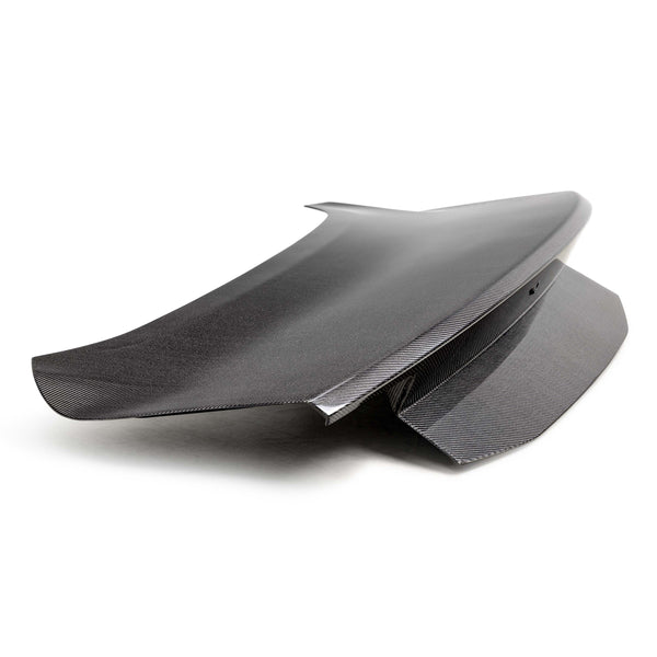 Anderson Composites 2024 + Ford Mustang Type-AO Double Sided Carbon Fiber 1-Piece Decklid