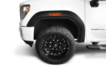 Bushwacker 2020 - 2021 GMC Sierra 2500HD Extend-A-Fender Style Flares Front 4pc - Black