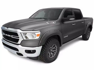 Bushwacker 2020 - 2022 Ram 1500 (Excl. Rebel/TRX) 76.3/67.4in Bed Pocket Style Flares 4pc - Diamd. Black