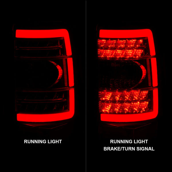 ANZO 2000-2006 Chevrolet Tahoe / Suburban / Yukon LED Tail Lights w/ Red Lens Chrome Housing