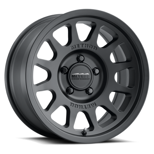 Method MR703 17x8.5 +25mm Offset 5x5 5x127 71.5mm CB Matte Black Wheel