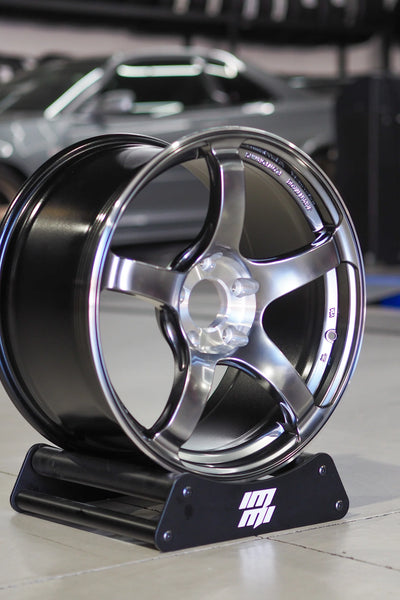Advan TC-4 SE 17x8.0 / +45 Offset / 5x114.3 / 73mm Bore / Racing Hyper Black and Diamond Cut