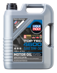 LIQUI MOLY 5L Top Tec 4600 Motor Oil SAE 5W30 ( 4 Pack )