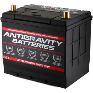 Antigravity Group 24 Lithium Car Battery w/Re-Start - 40 Amp hours, Positive Terminal on Left Side