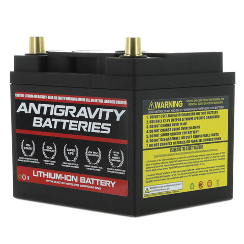Antigravity Group 26 Lithium Car Battery w/Re-Start - 20 Amp hours