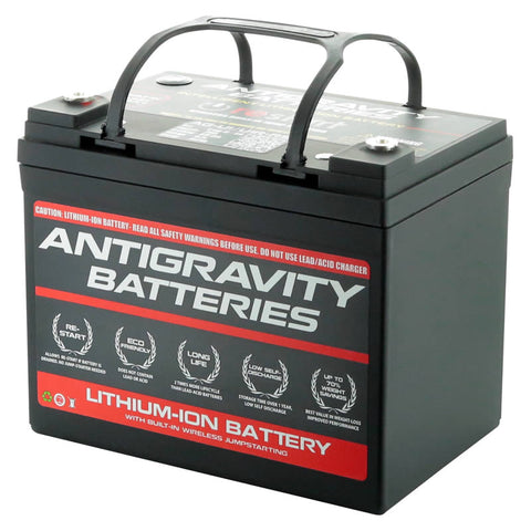 Antigravity U1/Group U1R Lithium Auto Battery w/Re-Start - 20 Amp hours Positive Terminal Right Side