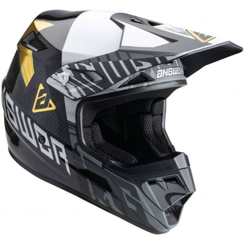 Answer AR3 Ronin Helmet Black/White/Gold