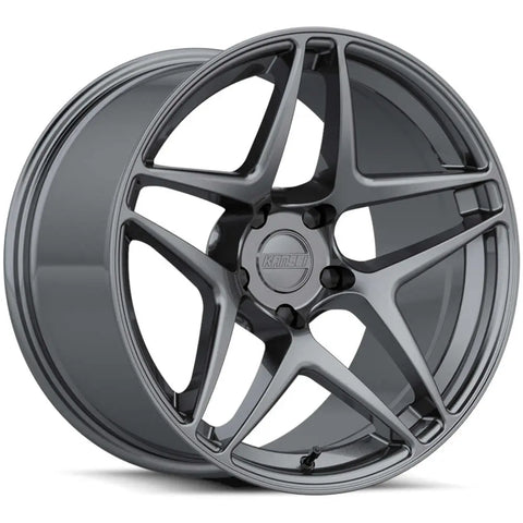 Kansei K15G Astro 18x10.5in / 5x114.3 BP / 12mm Offset / 73.1mm Bore - Gunmetal Wheel