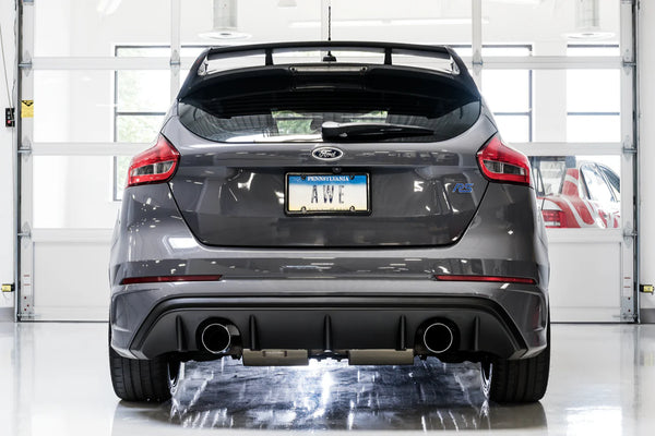 AWE Cat-Back Exhaust System Track Edition Stainless Steel 3" With 4-1/2" Chrome Silver Tips Focus RS 2016-2018
