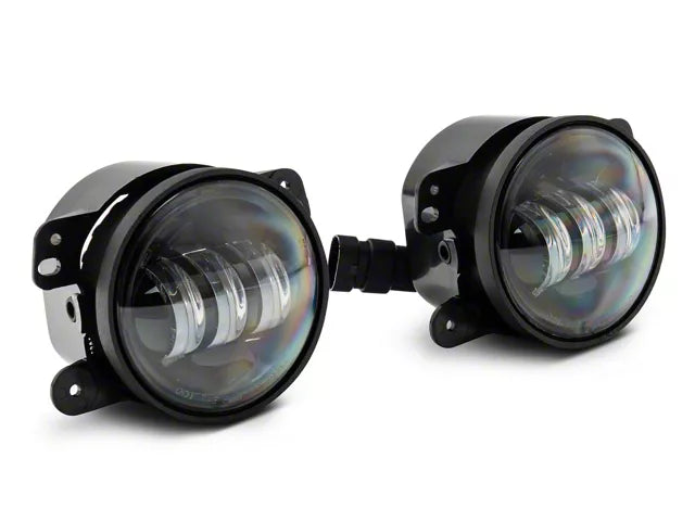 Raxiom 2007 - 2024 Jeep Wrangler JK/JL Axial Series Tri-Bar LED Fog Lights- White