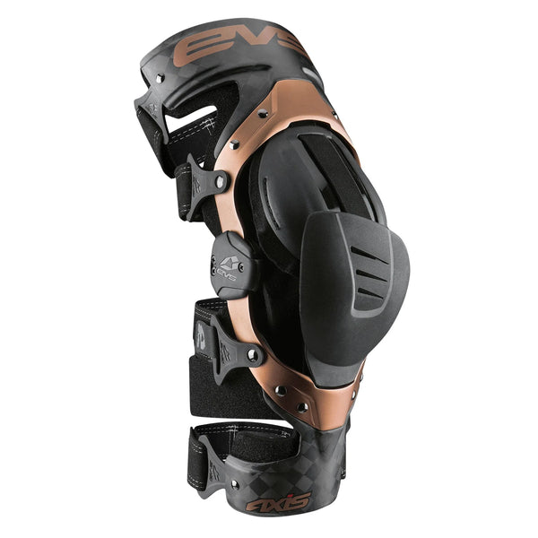 EVS Axis Pro Knee Brace Black/Copper Pair