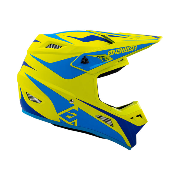 Answer 26 AR1 Mototown Helmet Matte Hyper Acid/Cyan/Dark