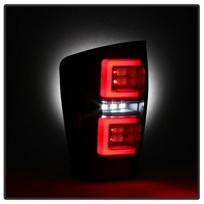 Spyder 2016 - 2019 Toyota Tacoma LED Tail Lights - Black Smoke (ALT-YD-TT16-LED-BSM)