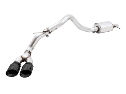 AWE Tuning 2019 - 2023 Ford Ranger 0FG Performance Exhaust System w/Diamond Black Tips & Rock Guard