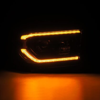 AlphaRex 2007 - 2013 Toyota Tundra / 2008 - 2017 Sequoia LUXX-Series LED Projector Headlight Black w/Actv Lgt Seq. Sig + DRL